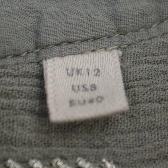 Anthropologie Chevron Cotton Blouse - Picture 4 of 7